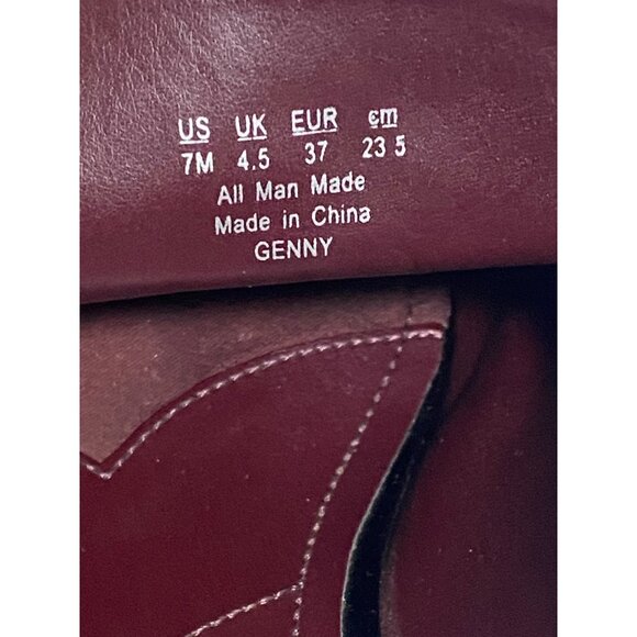 Franco Sarto GENNY Penny Loafer Mule in Black Patent Size  7 - Picture 7 of 7